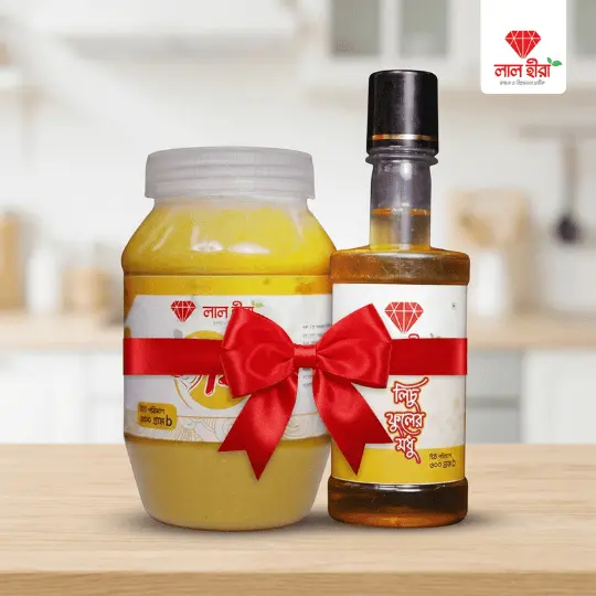 গাওয়া ঘি + লিচু ফুলের মধু | Gawa Ghee + Lychee Flower Honey